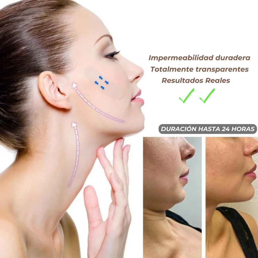 Reafirma tu ROSTRO en SEGUNDOS - Nireva tiras lifting invisibles